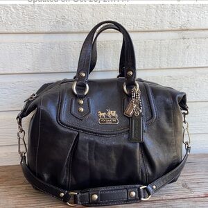 Coach Madison Ashley Leather Convertible Satchel